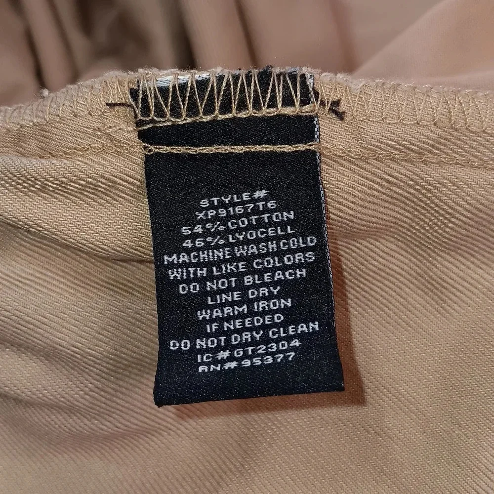 Sanctuary Women's super high-rise pants, straight leg, sz L, lyocell, pull-on. - Picture 14 of 16